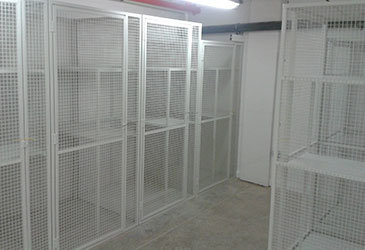 Bespoke Wire Mesh Lockers
