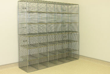 Manchester Royal Infirmary Mesh Shoe Storage