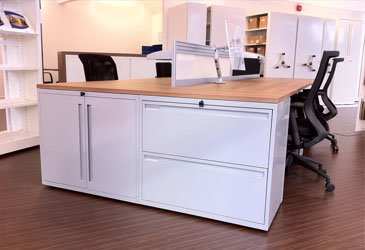 Desk End Storage