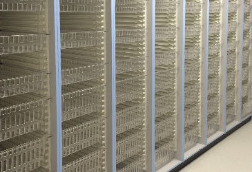 HTM71 Cabinets with Clear Baskets