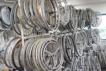 Wheelchair Parts Storage