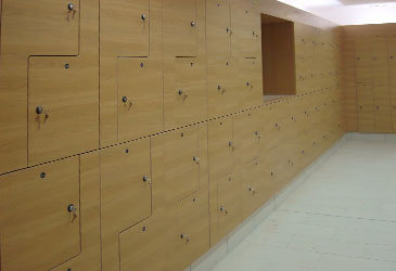 Wooden Z Lockers